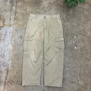 Vintage Wrangler Fleece Lined Cargo Pants Size 36